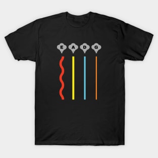 EADG Neon Colors Bass Strings T-Shirt